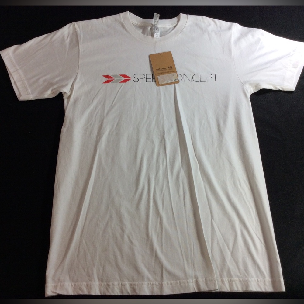 Speed Concept Men’s White Graphic Short Sleeve Tee SZ Large
